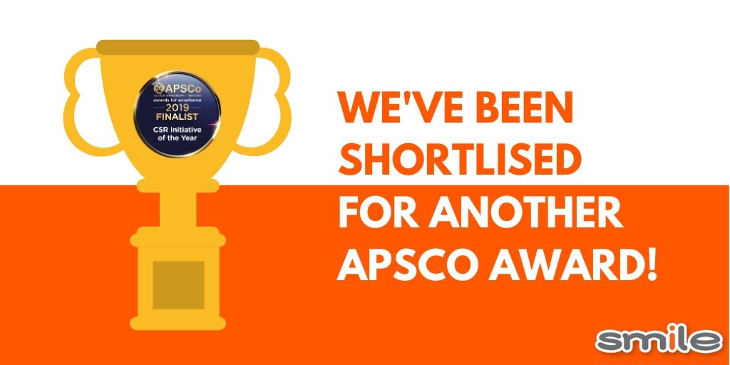 We've been shortlised for another APSCo award!