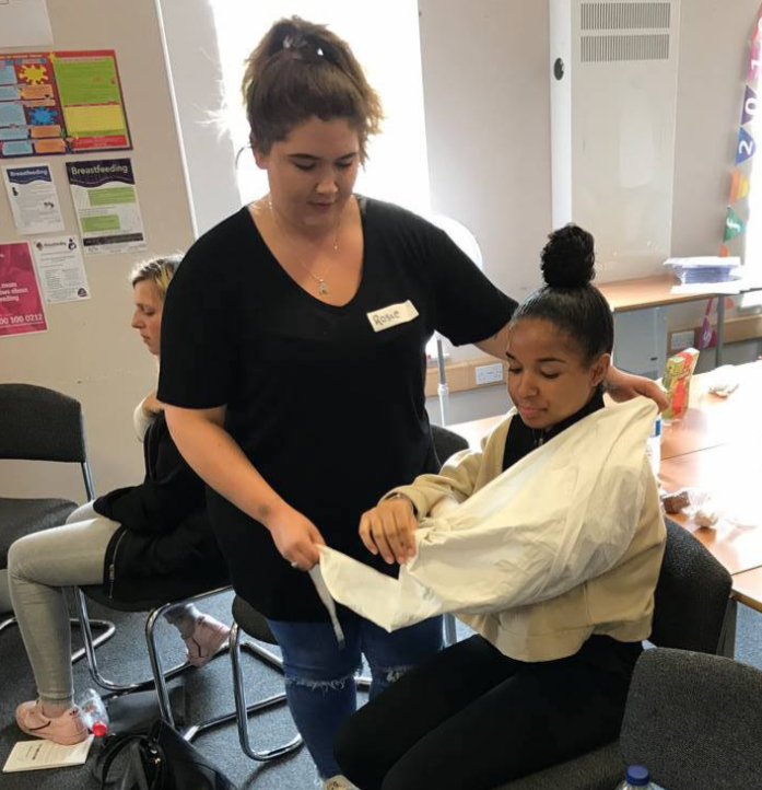 Completing Emergency Paediatric First Aid with Smile Education 