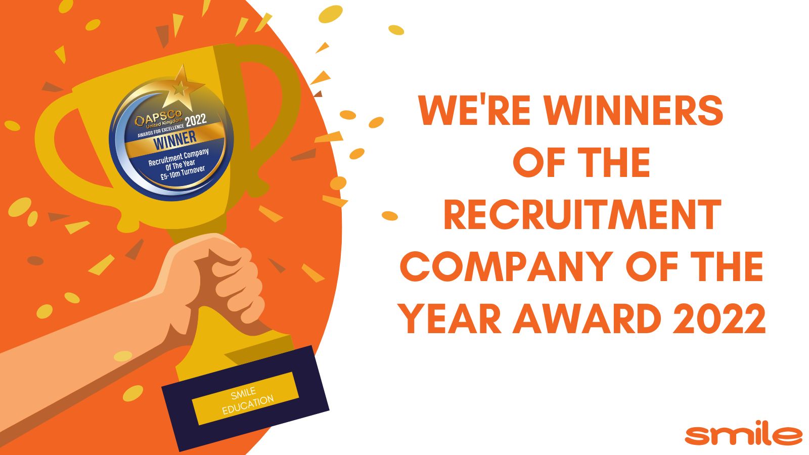 We're APSCo's Recruitment Company of the Year 2022