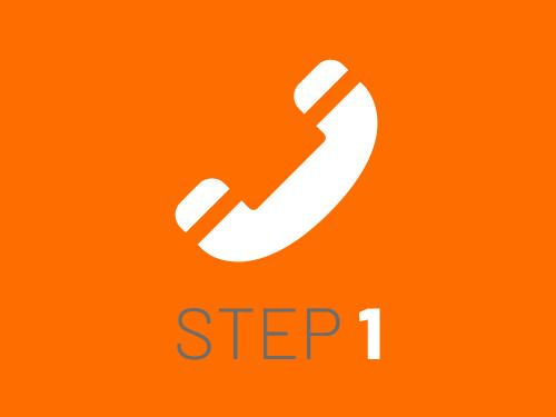 The first step in Smile Education's registration process is a telephone call.